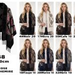 Szaliki Damskie_ paczka 12 szt _mix kolor 8618578