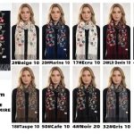Szaliki Damskie_ paczka 12 szt _mix kolor 8618582