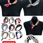 Szaliki Damskie_ paczka 12 szt _mix kolor 8618597