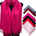 Szaliki Damskie_ paczka 12 szt _mix kolor 8618598