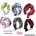 Szaliki Damskie_ paczka 12 szt _mix kolor 8618602
