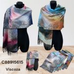 Szaliki Damskie_ paczka 12 szt _mix kolor 8618603