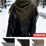 Szaliki Damskie_ paczka 12 szt _mix kolor 8618605