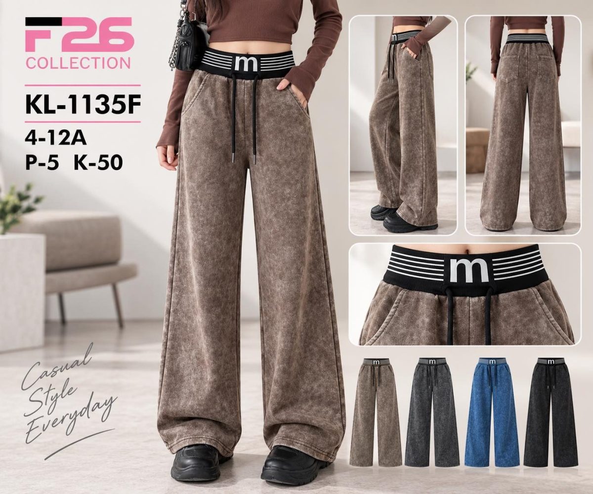 Spodnie jeansy DZIECIĘCA size 4-12 lat_ paczka 5szt _1 kolor 8618718