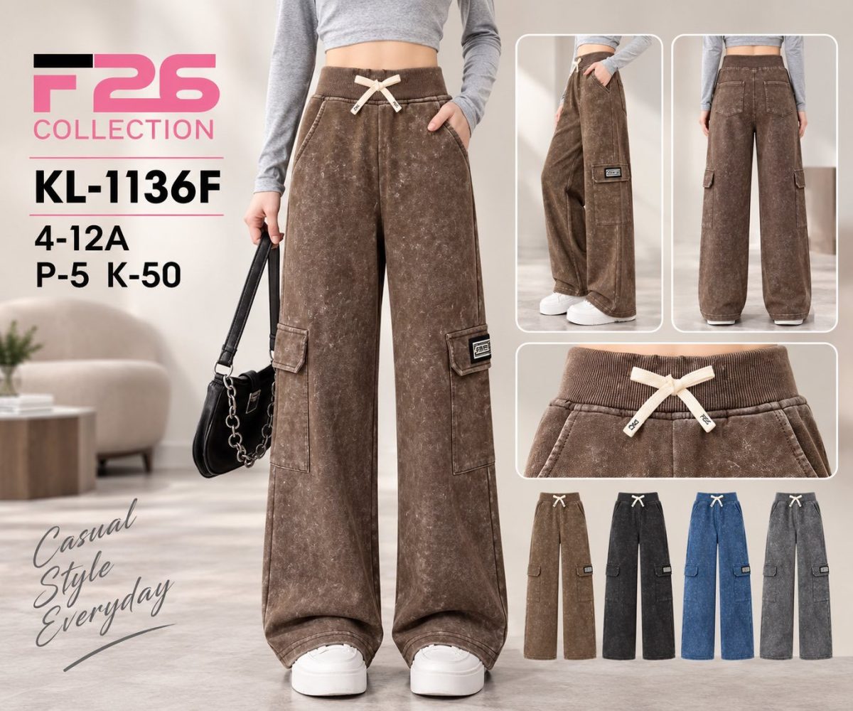Spodnie jeansy DZIECIĘCA size 4-12 lat_ paczka 5szt _1 kolor 8618722