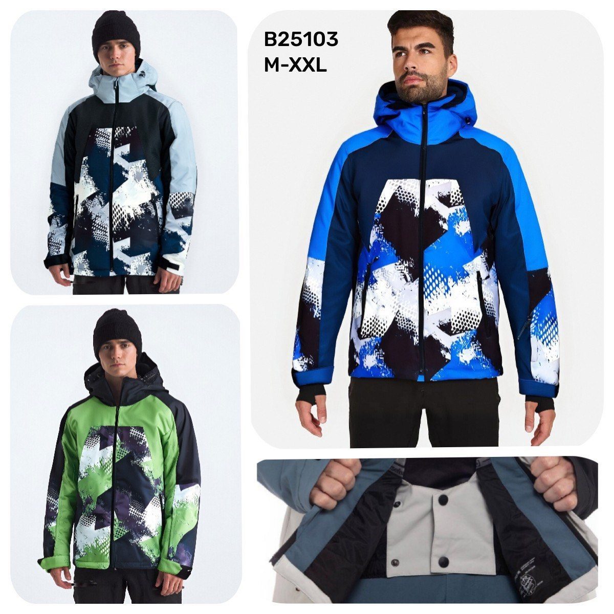Kurtki MĘSKA_size m-2xl_ paczka 12 szt_mixkolor 8618736