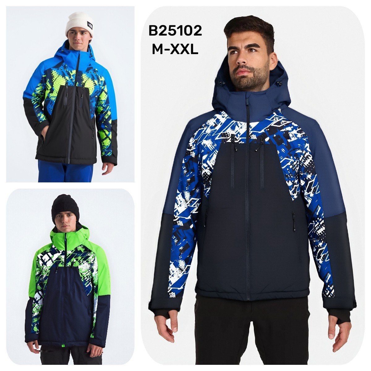 Kurtki MĘSKA_size m-2xl_ paczka 12 szt_mixkolor 8618737