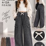Spodnie jeansy DZIECIĘCA size 4-12 lat_ paczka 5szt _1 kolor 8618709