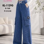 Spodnie jeansy DZIECIĘCA size 8-16 lat_ paczka 5szt _1 kolor 9113741