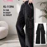 Spodnie jeansy DZIECIĘCA size 8-16 lat_ paczka 5szt _1 kolor 9113745