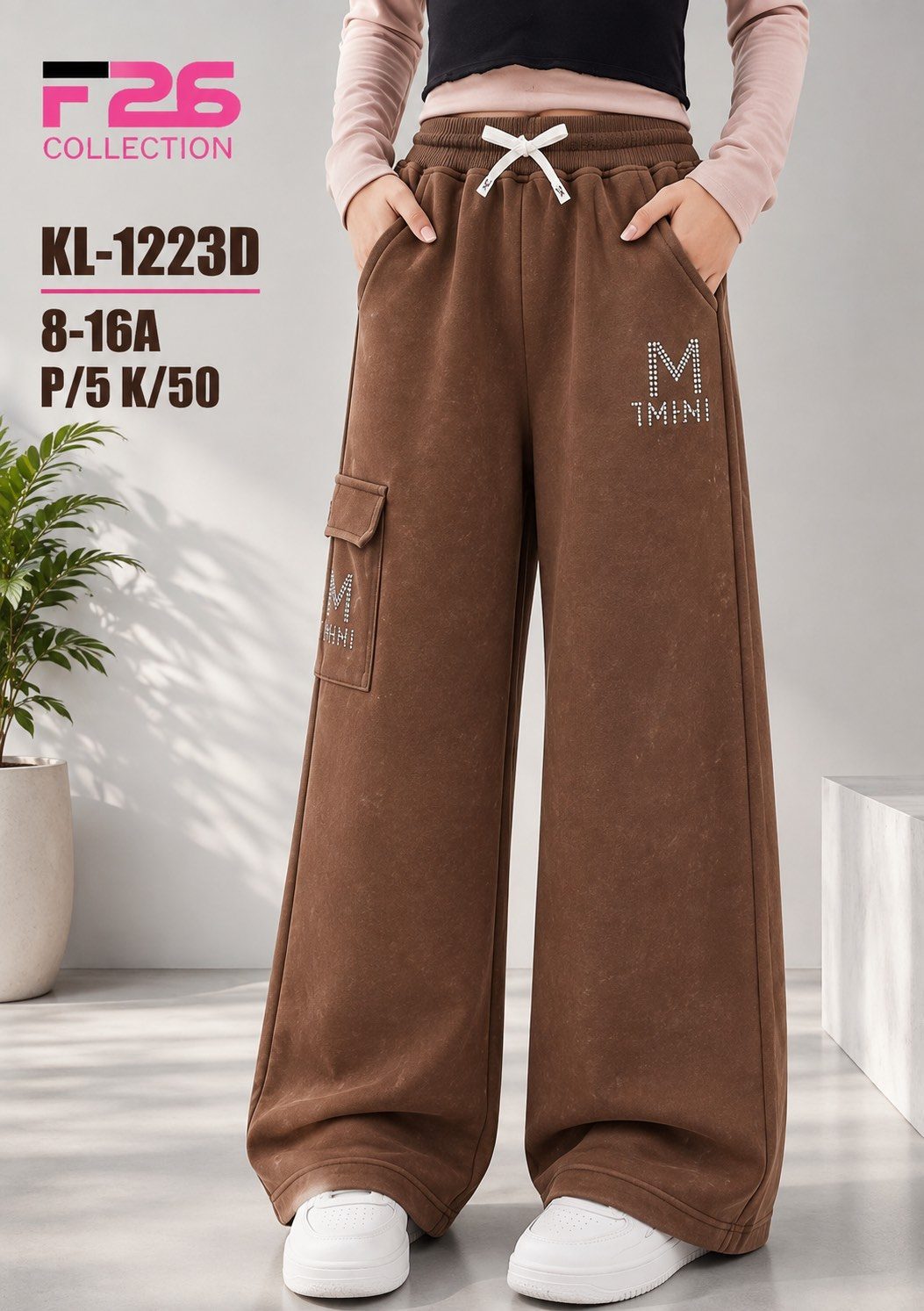 Spodnie jeansy DZIECIĘCA size 8-16 lat_ paczka 5szt _1 kolor 9113751