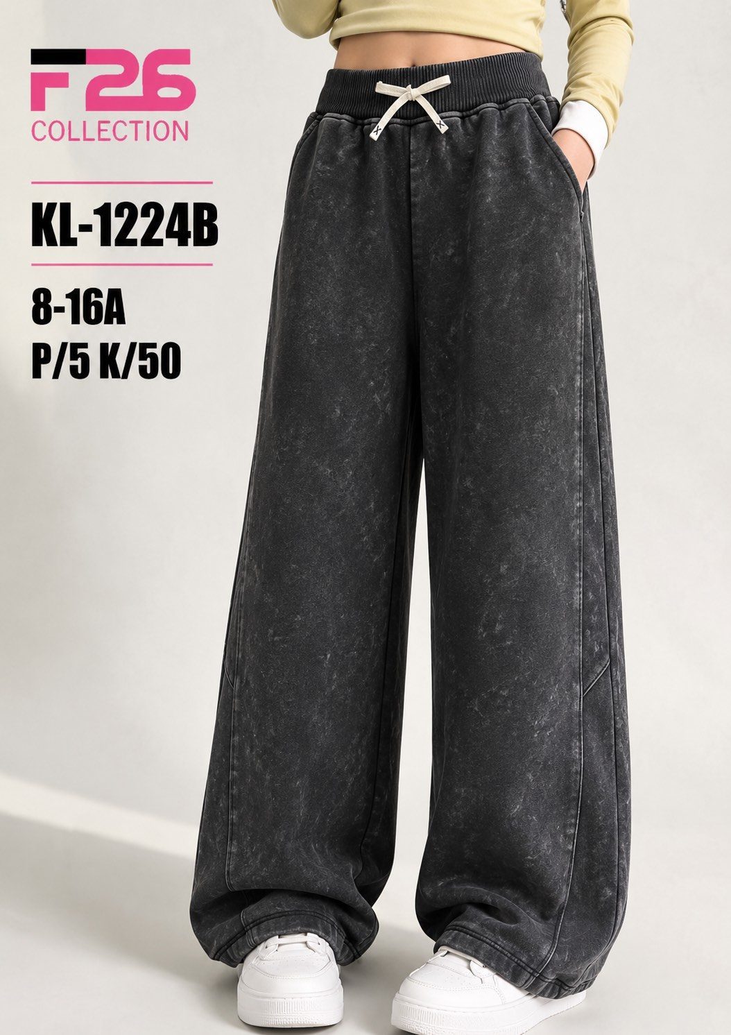 Spodnie jeansy DZIECIĘCA size 8-16 lat_ paczka 5szt _1 kolor 9113755