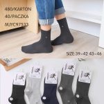 SKARPETY /STOPKI MĘSKA.SIZE: 39-46_(40PAR/PACZKA) KOLOR JAK NA ZDZIĘCIU 9113766