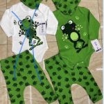 Komplety DZIECIĘCA size 3-9 M_ paczka 4szt _1 kolor 9113803
