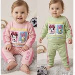 Komplety DZIECIĘCA size 9-24 M_ paczka 4szt _1 kolor 9113805