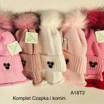Komplety  CZAPKI Dziecięce  _paczka 10szt _mix kolor 3640058
