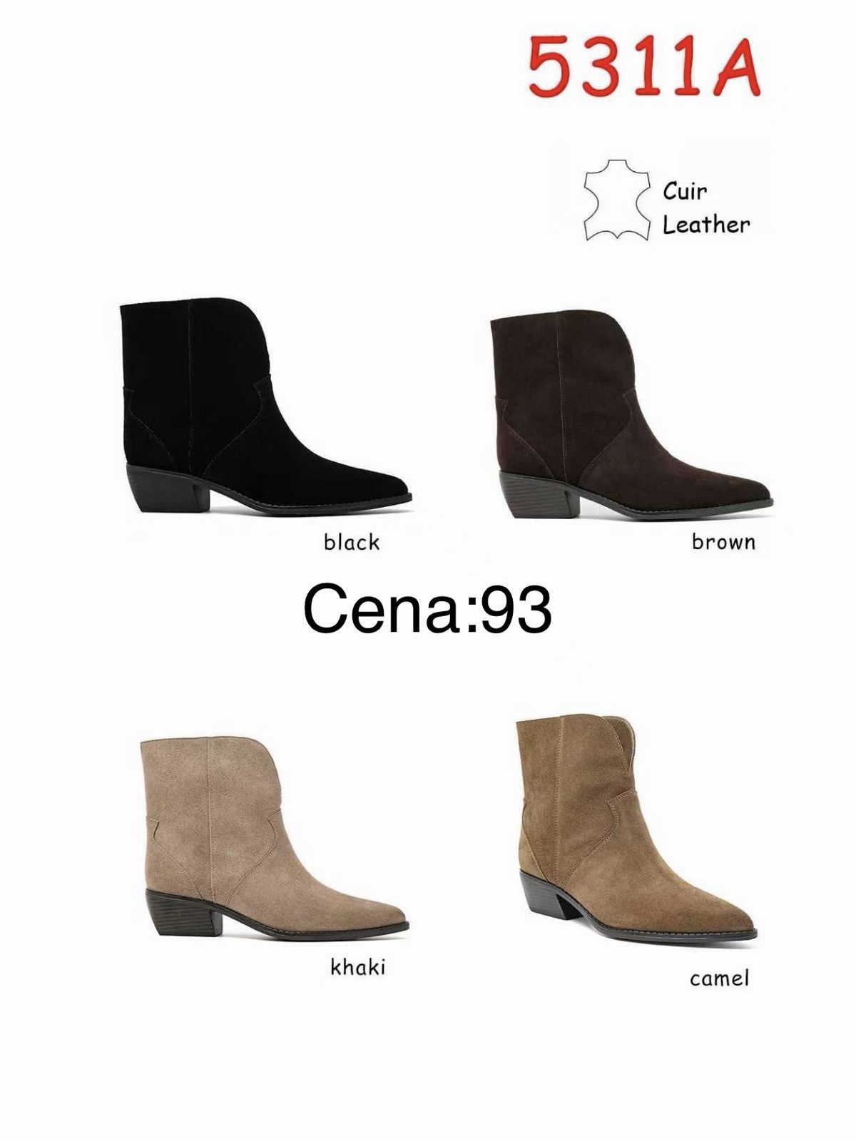 Buty Botki DAMSKIE (36-41_8par) 3926772