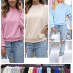Bluzy Damskie wloskie_ size uni_ paczka 6szt_ mix kolor 2484205