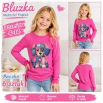 Bluzka DZIECIĘCA size 4-14 lat_ paczka 6szt _1 kolor 2484386