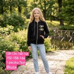 Bluza DZIECIĘCA numer 128-164_ paczka 7szt _1 kolor 2484396