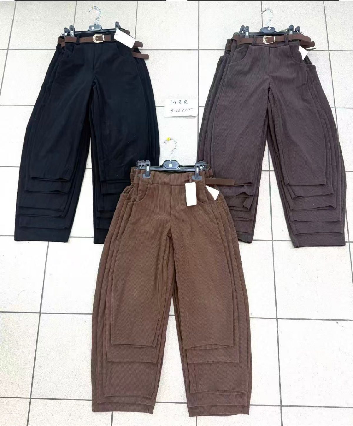 Spodnie DZIECIĘCA size 6-16 lat_ paczka 6szt _1 kolor 2484413