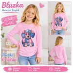 Bluzka DZIECIĘCA size 4-14 lat_ paczka 6szt _1 kolor 2484380