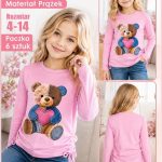 Bluzka DZIECIĘCA size 4-14 lat_ paczka 6szt _1 kolor 2484382