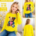 Bluzka DZIECIĘCA size 4-14 lat_ paczka 6szt _1 kolor 2484383