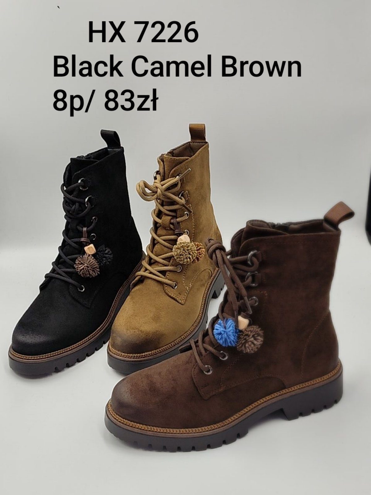 Buty Botki DAMSKIE (36-41_8par) 8234391