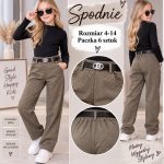 Spodnie DZIECIĘCA size 4-14 lat_ paczka 6szt _1 kolor 8234545