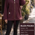 Bluzy Damskie Polskie_ size l-4xl_ paczka 5szt 1 kolor 1684218
