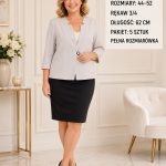 Żakiety Damskie Polskie_ size 44-52_ paczka 5szt 1 kolor 1684299