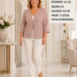 Żakiety Damskie Polskie_ size 44-52_ paczka 5szt 1 kolor 1684301