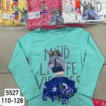 Bluzy DZIECIĘCA size 110-128_ paczka 4szt _1 kolor 7412708