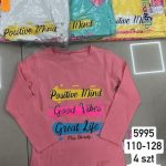 Bluzy DZIECIĘCA size 110-128_ paczka 4szt _1 kolor 7412717