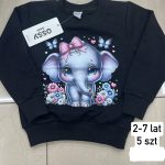Bluzy DZIECIĘCA size 2-7 lat_ paczka 5szt _1 kolor 7412723