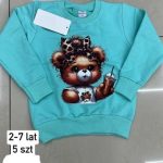 Bluzy DZIECIĘCA size 2-7 lat_ paczka 5szt _1 kolor 7412724