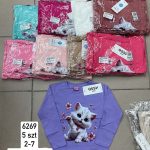 Bluzy DZIECIĘCA size 2-7 lat_ paczka 5szt _1 kolor 7412729