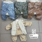 Komplety DZIECIĘCA size 6-24 m_ paczka 4szt _1 kolor 7412739