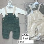 Komplety DZIECIĘCA size 62-74_ paczka 6szt _1 kolor 3151241