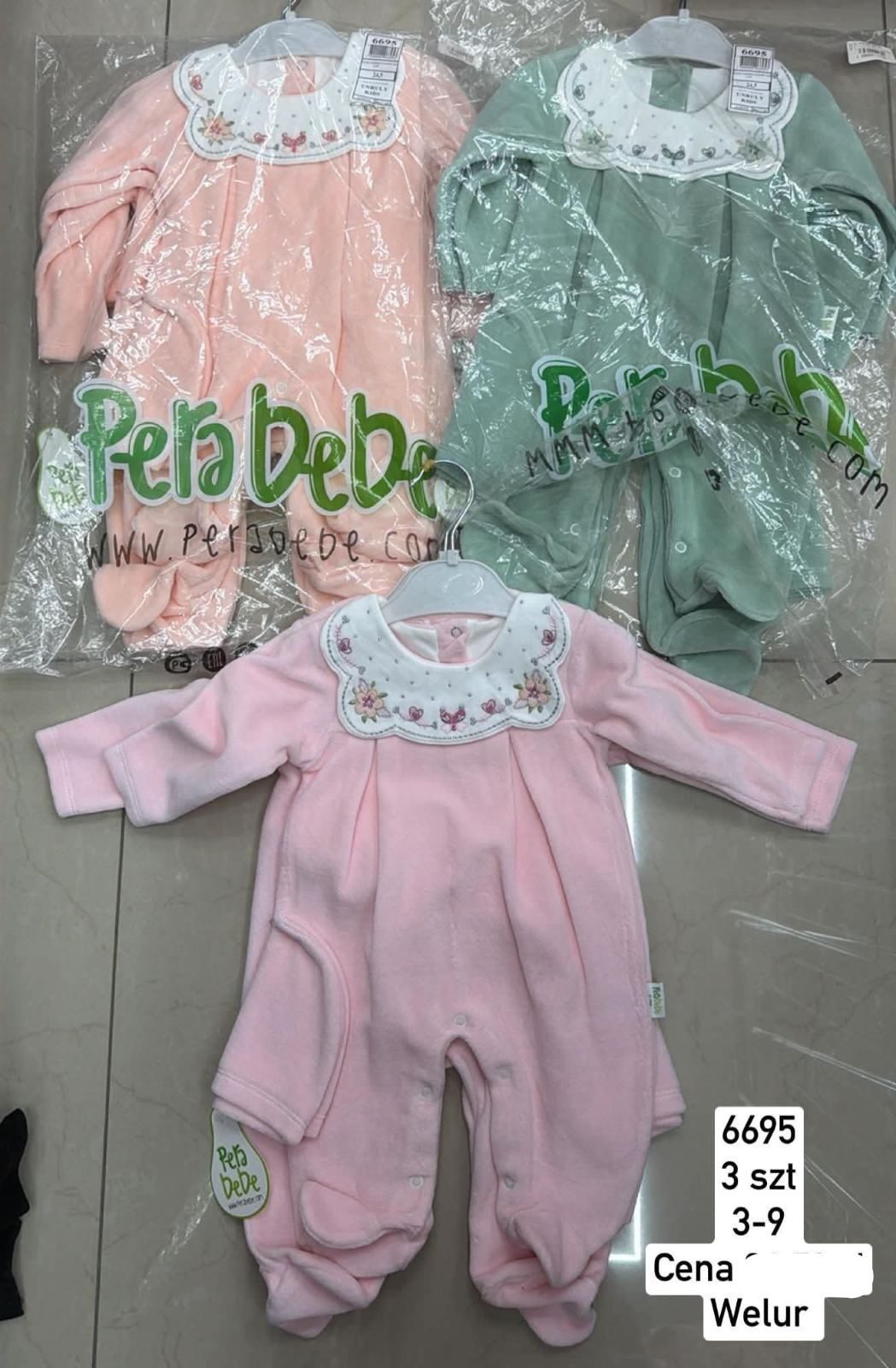 Body DZIECIĘCA size 3-9 m_ paczka 6szt _1 kolor 3151440