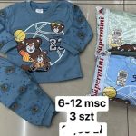 Komplety DZIECIĘCA size 6-12 m_ paczka 6szt _1 kolor 3151465