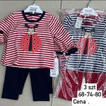 Komplety DZIECIĘCA size 68-80_ paczka 6szt _1 kolor 3151469