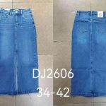 Spódnica długa Jeansowa Damskie _size 34-42_ paczka 10szt_ 3151516