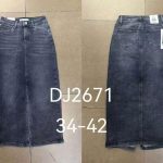 Spódnica długa Jeansowa Damskie _size 34-42_ paczka 10szt_ 3151518
