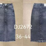 Spódnica długa Jeansowa Damskie _size 36-44_ paczka 10szt_ 3151520