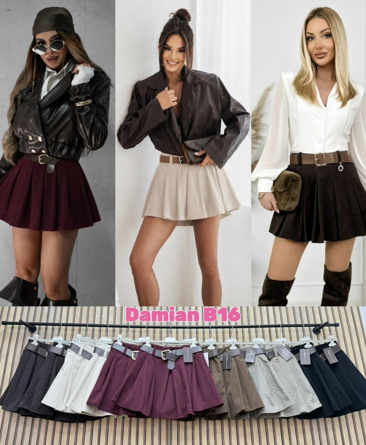 Marynarki DAMSKA WŁOSKA _size uni_ paczka 6 szt_mixkolor 3151610
