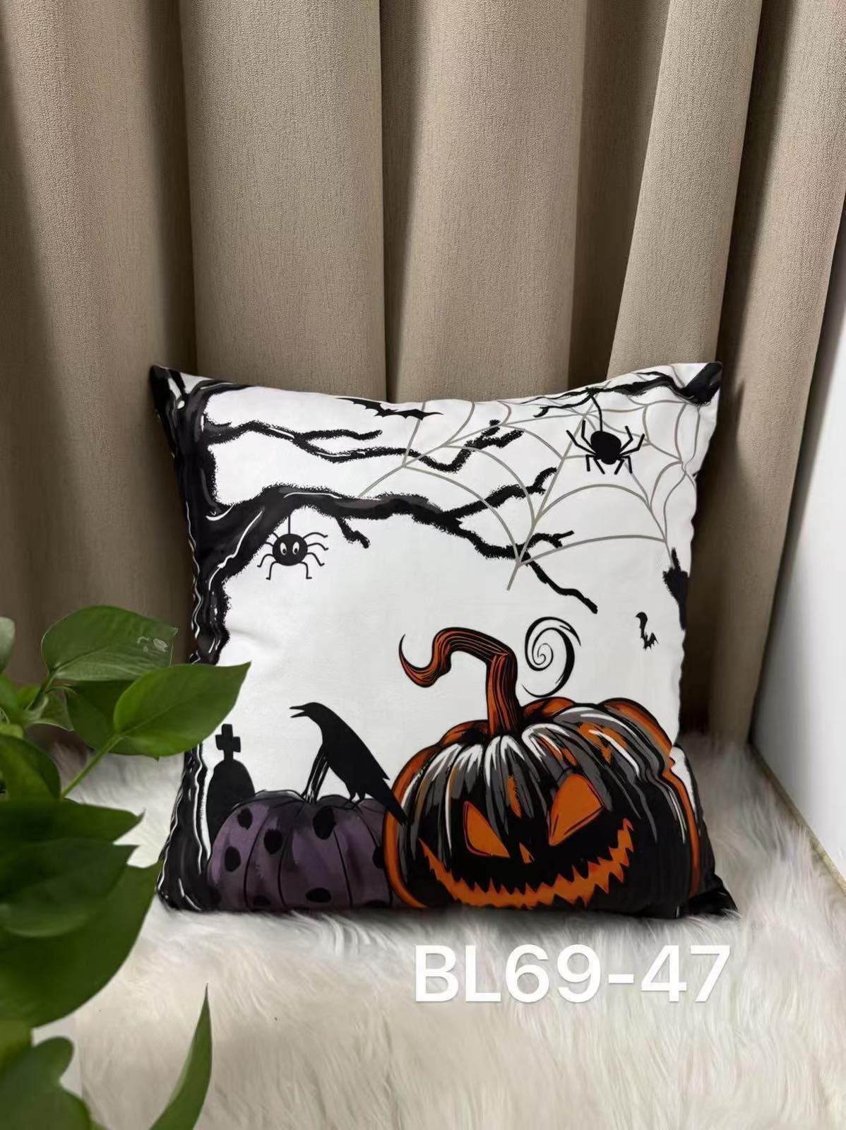 Poszewki na poduszkę “” HALLOWEEN ”” Rozmiar : 40/40cm_Paczka : 10szt 3151760
