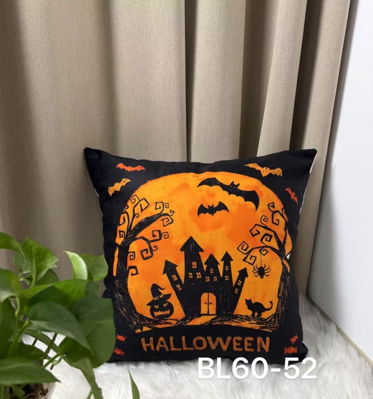 Poszewki na poduszkę “” HALLOWEEN ”” Rozmiar : 40/40cm_Paczka : 10szt 3151761