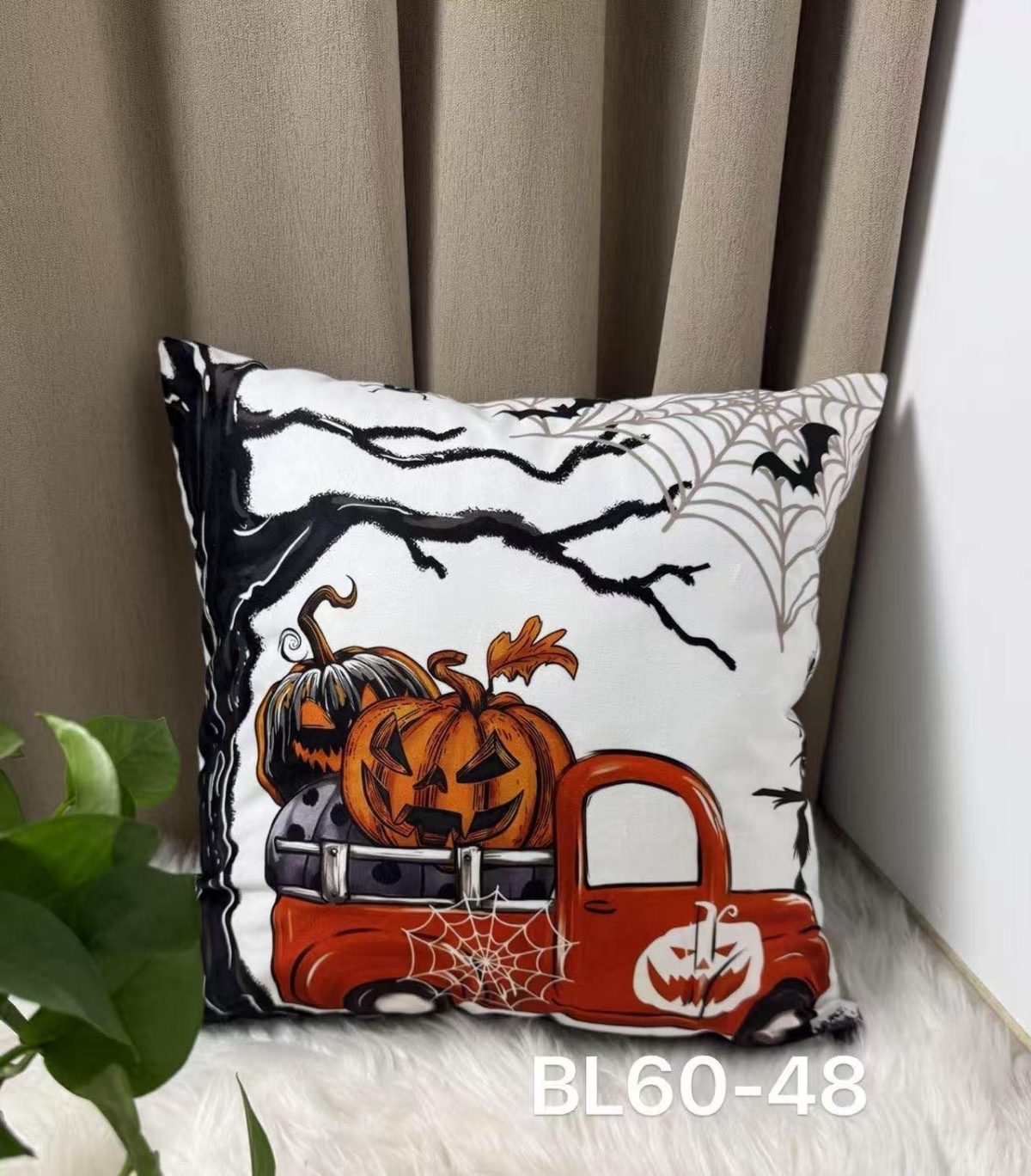 Poszewki na poduszkę “” HALLOWEEN ”” Rozmiar : 40/40cm_Paczka : 10szt 3151766